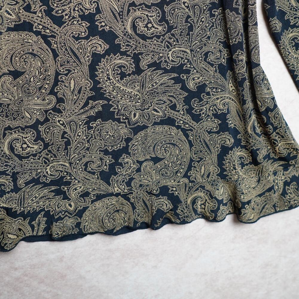 Susan Lawrence Paisley Swing Top XL - Picture 3 of 5